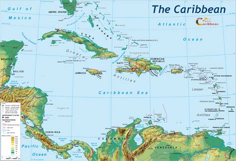 Caribbean Sea On World Map