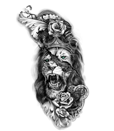 ArtStation - Lion tattoo design