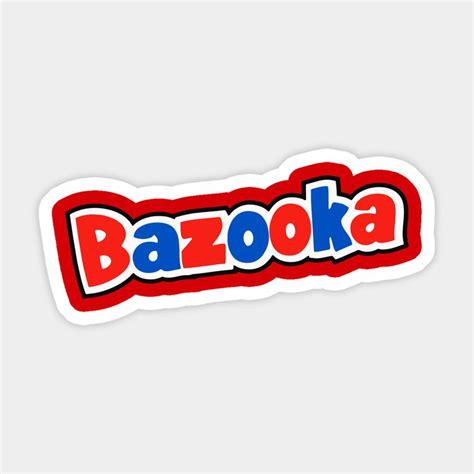 Bazooka Retro Gum Sticker