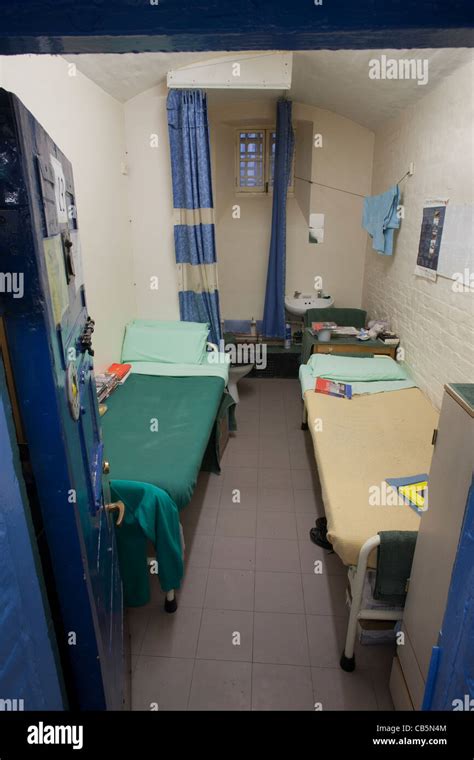 View of the inside of a 2 man cell at Wandsworth Prison London UK Stock ...