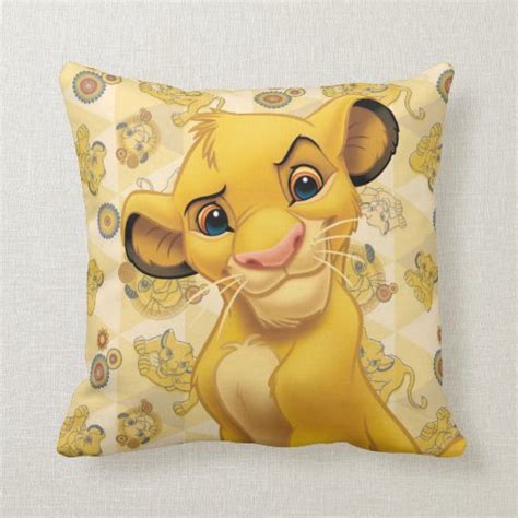 Simba Throw Pillow | Zazzle