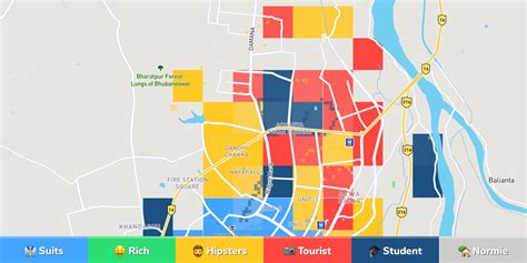 Bhubaneswar Neighborhood Map