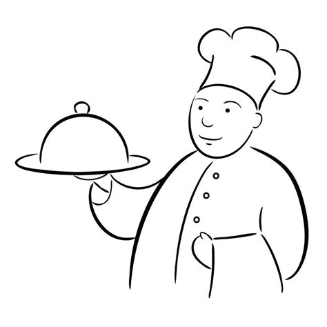 Chef Drawing | Free download on ClipArtMag