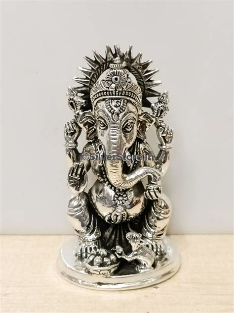 925 Silver Ganesh idol – SilverStore.in