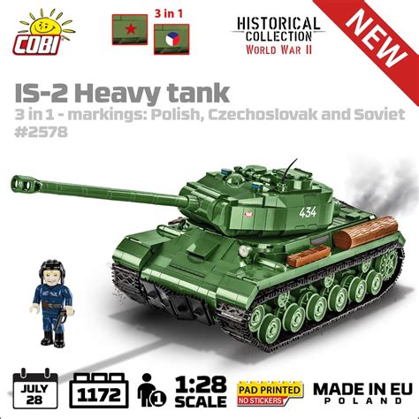 COBI IS-2 Heavy Tank (2578) - War Bricks USA