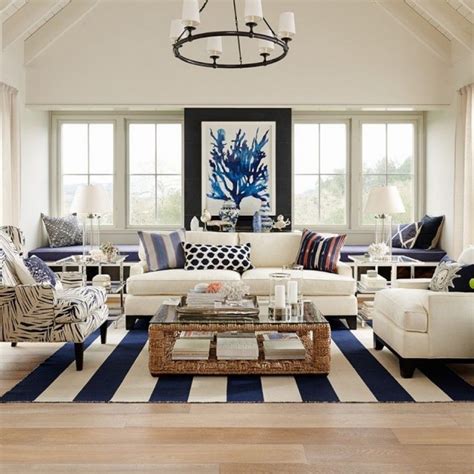 Interior: Nautical Living Room Ideas Design. Nautical Themed inside Living Room Decorating Ideas ...