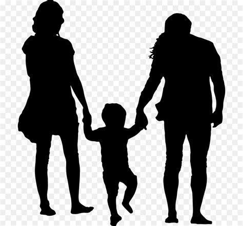 Free Silhouette Family Of 5, Download Free Silhouette Family Of 5 png images, Free ClipArts on ...