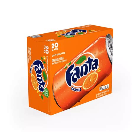 Fanta Orange Soda 12 oz Cans - Shop Soda at H-E-B