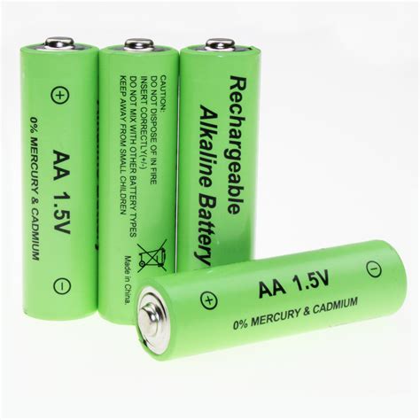 8pcs 1.5v AA Alkaline Rechargeable Battery 1600mAh-in Rechargeable Batteries from Consumer ...