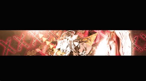 Anime Youtube Banner Template No Text