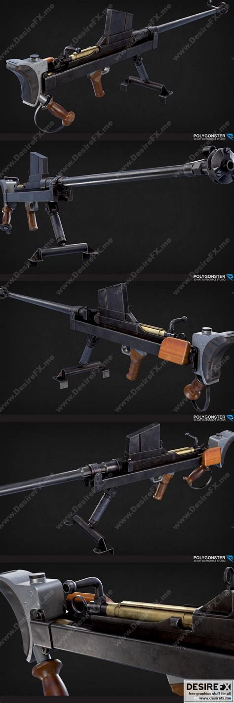 Desire FX 3d models | Anti-tank rifle 3D Model