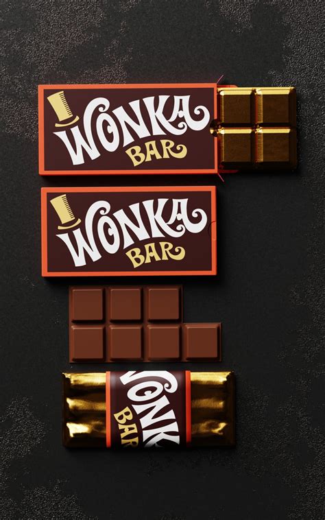 Real Wonka Bar – Wonka Bar Real Life Product Visualization