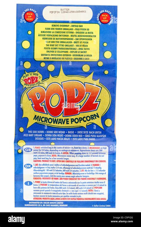 Microwave popcorn packet hi-res stock photography and images - Alamy