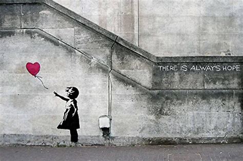 Banksy balloon Girl wall art is perfect decor for your home.Banksy is an anonymous England-based ...