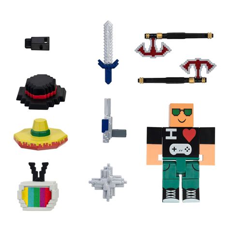 Buy Roblox Avatar Shop Series Collection - Retro 8-Bit Gamer Figure Pack [Includes Exclusive ...