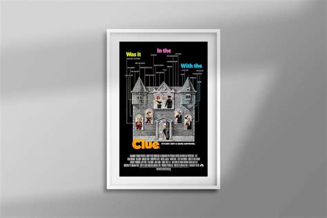 Clue Movie Poster Clue 1985 Poster Print Horror Movie - Etsy