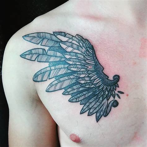 65+ Best Angel Wings Tattoos Designs & Meanings - Top Ideas (2019)