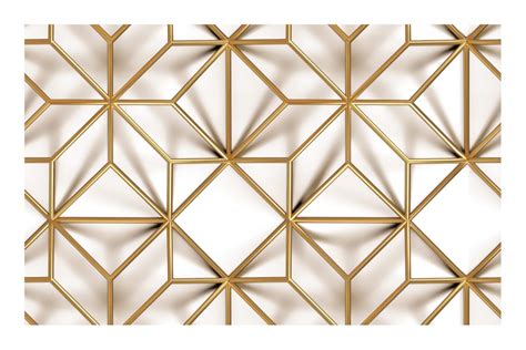 3D Gold Geometric Patterns for Photoshop – DesignerCandies