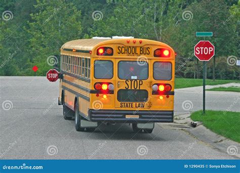 School Bus Stop Stock Photo | CartoonDealer.com #24543684