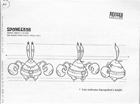 Spongebob Squarepants (1999 - Current) PART 1 - Model sheets, turnarounds, character references ...