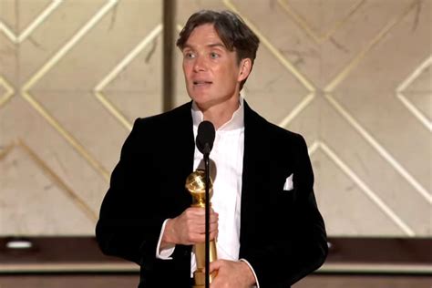 Cillian Murphy's 2024 Golden Globes speech censored