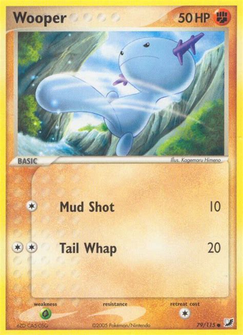 Check the actual price of your Wooper 79/115 Pokemon card