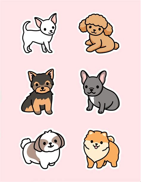 Cute Dog Drawing, Cute Animal Drawings, Kawaii Drawings, Easy Drawings ...