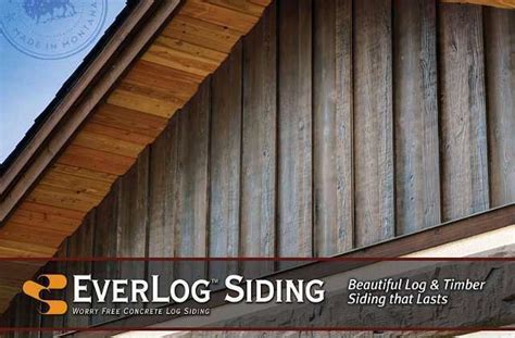 EverLog Concrete Log Siding by EverLog Systems