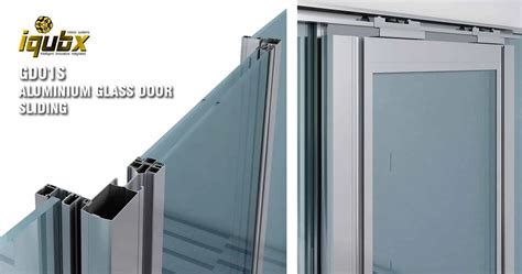 IQUBX aluminum glass door sliding DETAIL - IQUBX