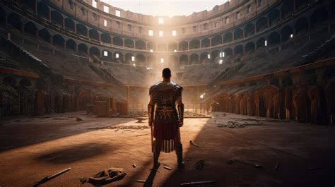 Colosseum In Gladiator Battle Scene