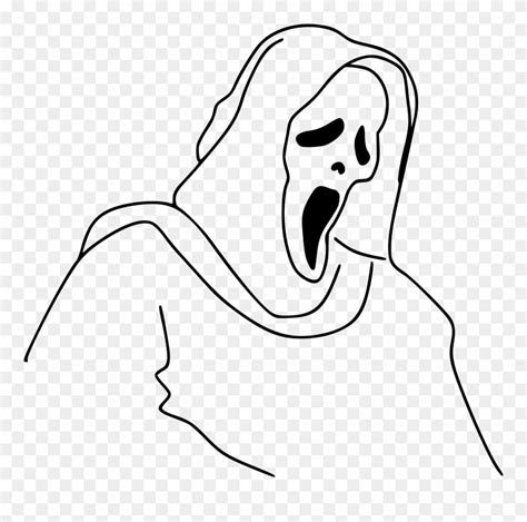 Download Halloween Ghost Png - Ghostface Lineart Clipart (#867302 ...