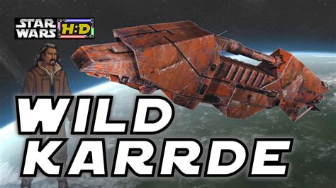 THE WILD KARRDE - Talon Karrde's Smuggling Ship |Star Wars Hyperspace Database| - YouTube