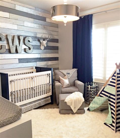 25 Soft and Rustic Baby Boy Nursery Ideas