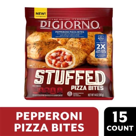 DIGIORNO Stuffed Pepperoni Pizza Bites Frozen Snacks, 14 oz - Fry’s ...