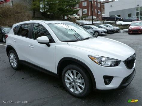 Crystal White Pearl Mica 2014 Mazda CX-5 Grand Touring AWD Exterior Photo #78910974 | GTCarLot.com