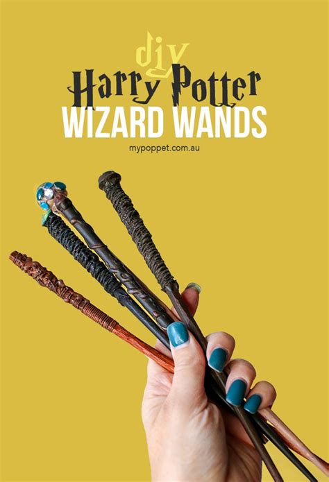 DIY Harry Potter Wands for Little Wizards | My Poppet Makes