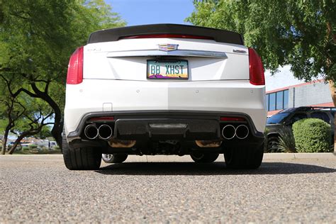 Cadillac CTS-V Fusion Exhaust System (Round Tips) #FDOM-0330 - Billy Boat Exhaust