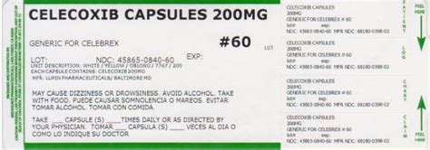 Celecoxib Information, Side Effects, Warnings and Recalls