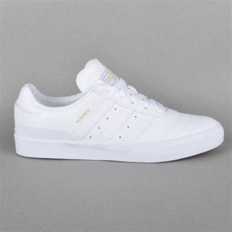 Adidas Skateboarding Busenitz Vulc Skate Shoes - FTW White/FTW White/FTW White - SKATE SHOES ...