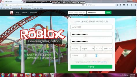 Roblox Sign Up Free Account