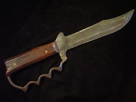 SINGLE EDGE Vtg US WW2 Kephart Knuckle Knife -Old/Antique Collection ...