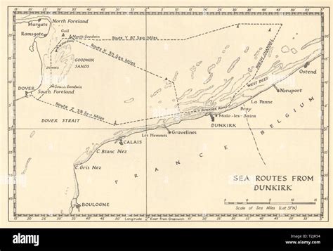 Dunkirk Evacuation Dunkirk France Map