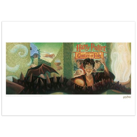 Harry Potter & the Goblet of Fire Book Cover Artwork Limited Edition A – Fanattik