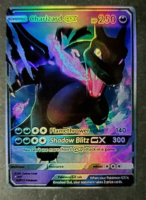 Rare Legendary Shiny Pokemon POKEMON: CHARIZARD GX Orica - Etsy