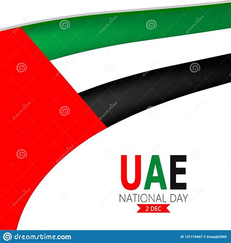 UAE Independence day stock illustration. Illustration of graphic - 131174407