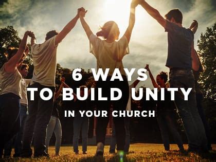 6 Ways to Build Church Unity