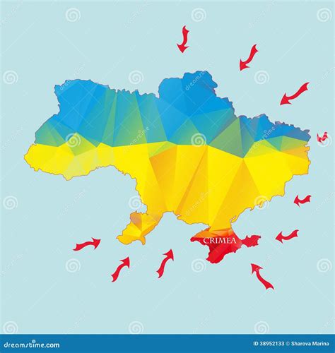 Annexation Crimea from Ukraine Stock Vector - Illustration of coup, magazine: 38952133