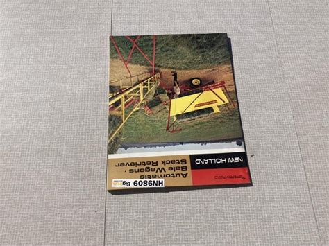 New Holland Bale Wagon Advertising Brochure BigIron Auctions