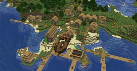 ⛏️ FR-Minecraft Seed Minecraft : Village portuaire