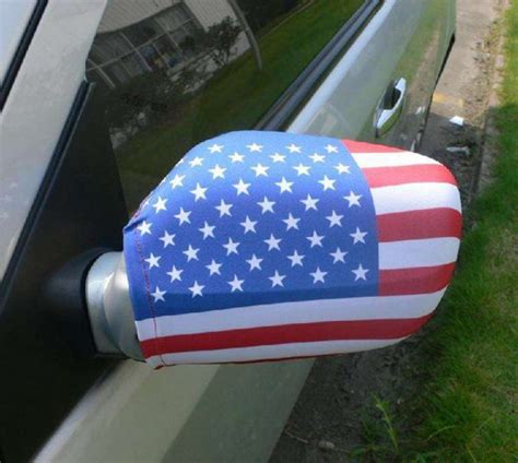 Car Side Mirror Covers with American Flag Design – Stars and Stripes ...